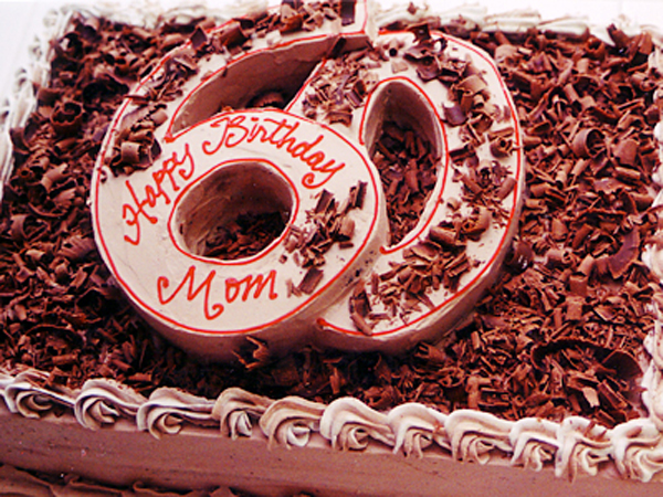 60th Birthday Cake Designs