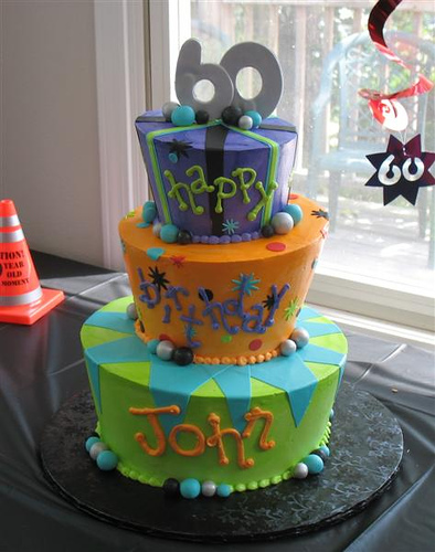 60th Birthday Cake Designs
