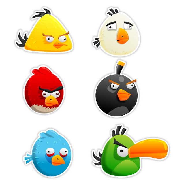Angry Birds Rio Characters