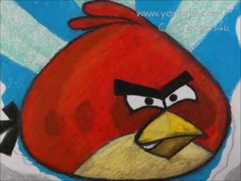Angry Birds Space Red Bird Coloring Pages