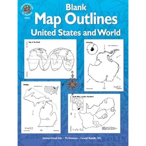Blank Map Of The United States For Kids