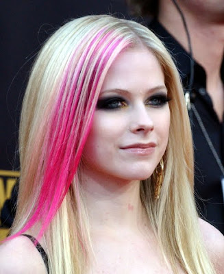 Color Streaks Pink Hairstyles