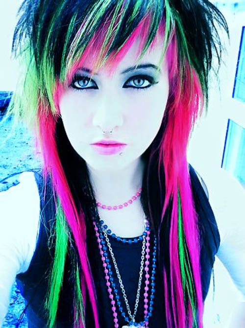 Colorful Hairstyles For Girls