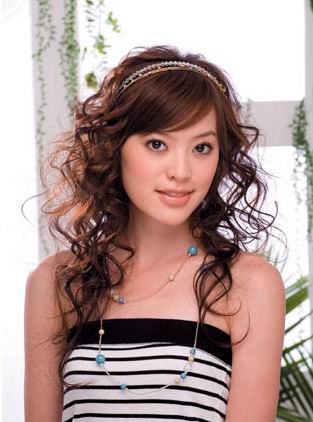 Curly Prom Hairstyles With Bangs