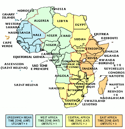 Current Map Of Africa 2012
