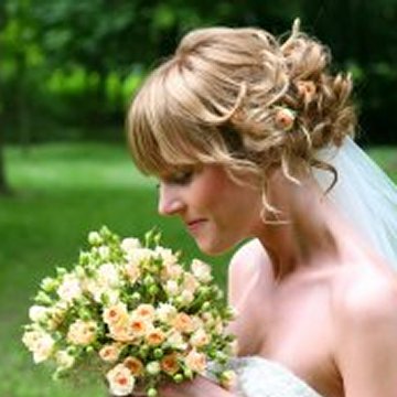 Half Up Wedding Hairstyles For Short Hair