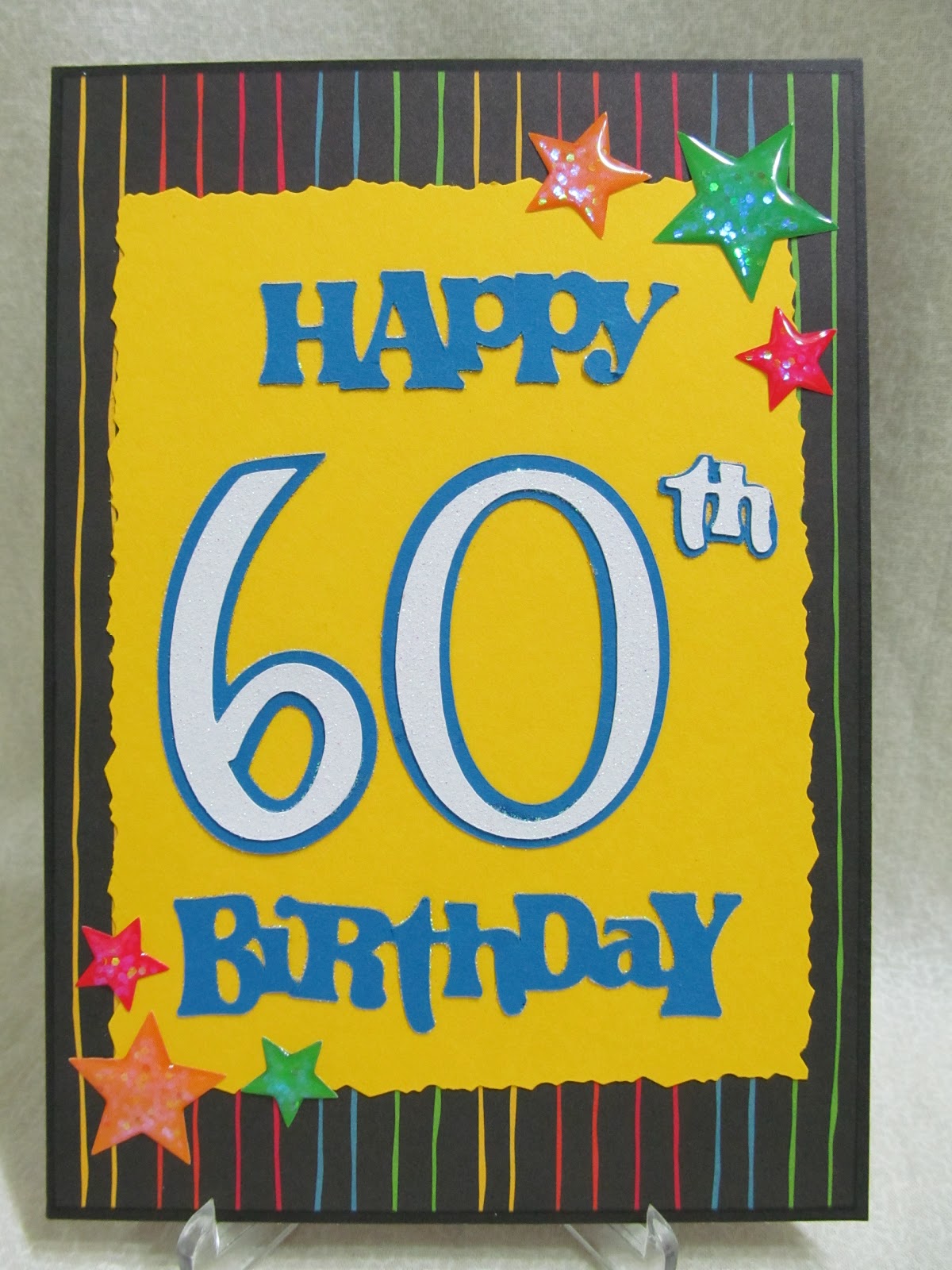 Handmade 60th Birthday Cards For Mum