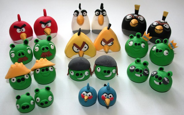 How To Make Angry Birds Cake Toppers