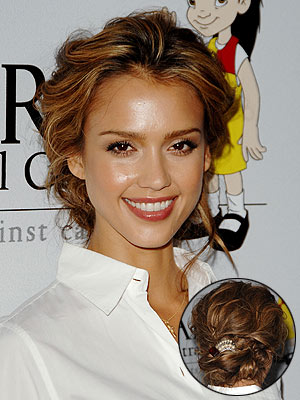 Jessica Alba Hairstyles For Prom