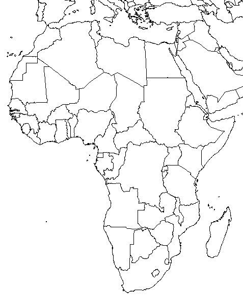 Map Of Africa Quiz With Capitals