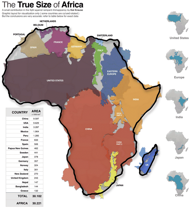Map Of African Countries 2012