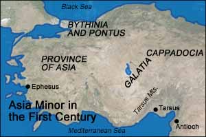 Map Of Asia Minor First Century