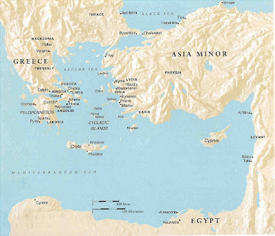 Map Of Asia Minor First Century