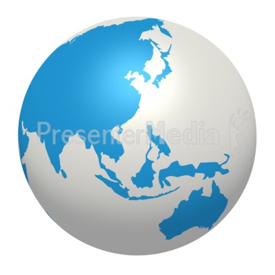 Map Of Asia Pacific For Powerpoint