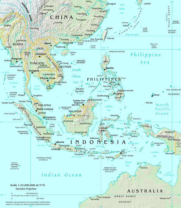 Map Of Asia Quiz With Capitals