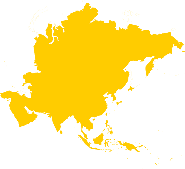 Map Of Asian Countries Only