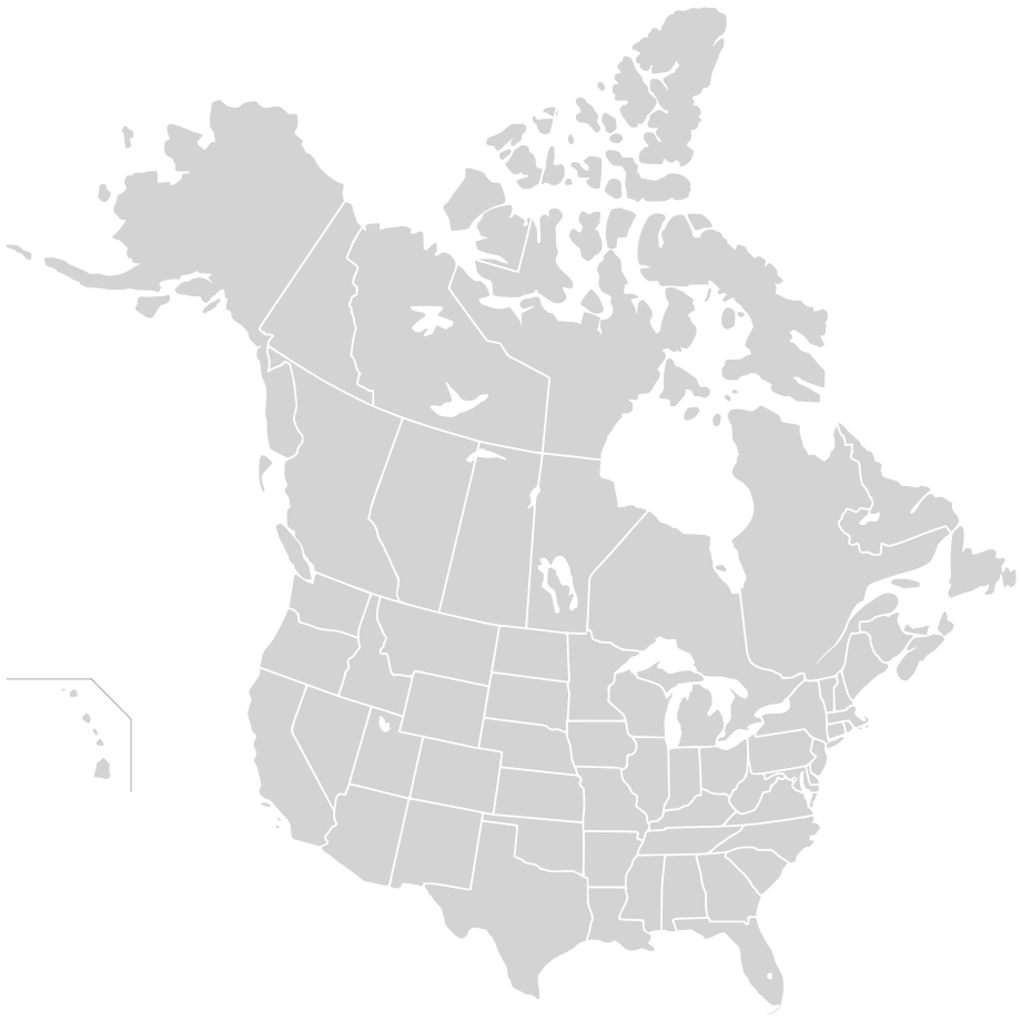 Map Of Canada And Usa States