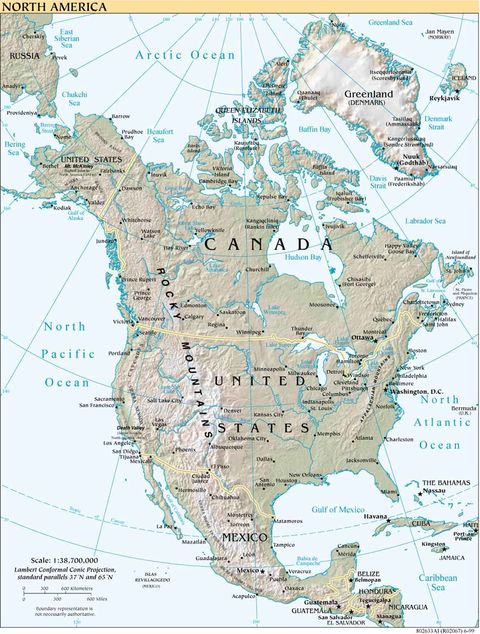 Map Of Us And Canada Time Zones