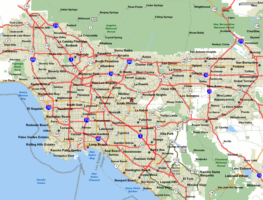 Map Of Usa With Cities And Highways