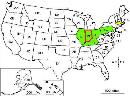 Map Of Usa With States And Capitals Labeled