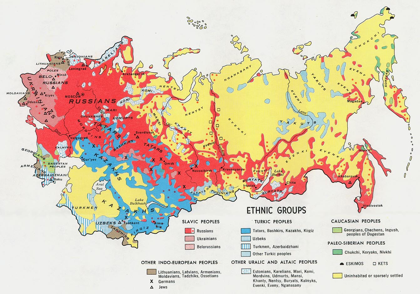 Map Of Ussr Before 1990