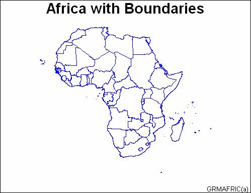 Outline Map Of African Countries