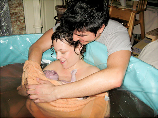 Pregnant Women Giving Birth To A Baby