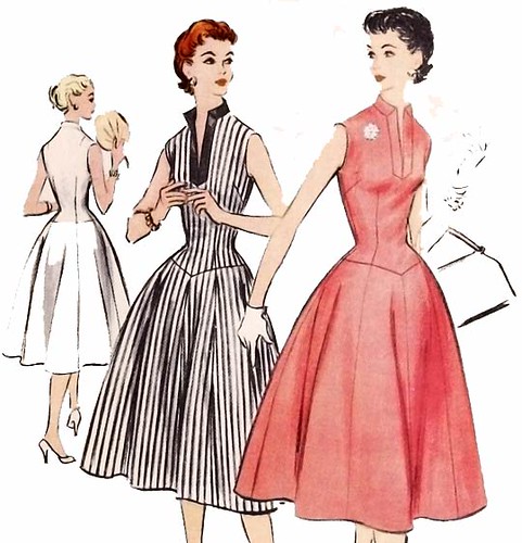 Vintage 1950s Dresses Patterns