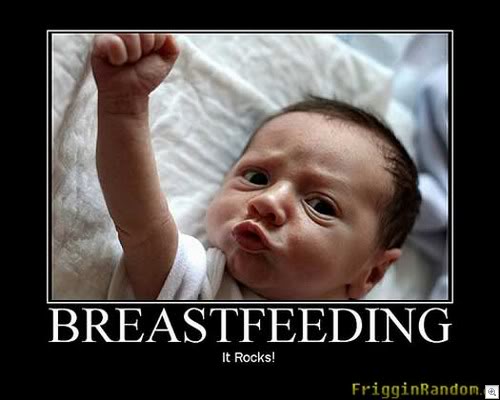 Woman Breastfeeding Man