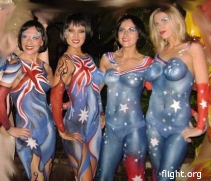 Women Body Painting Pictures