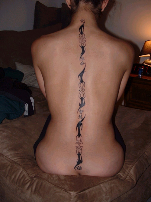 Women Tattoos On Back