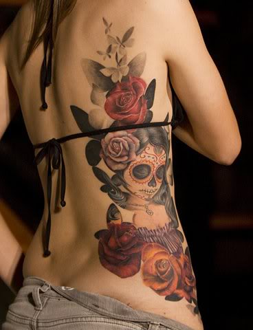 Women Tattoos On Side
