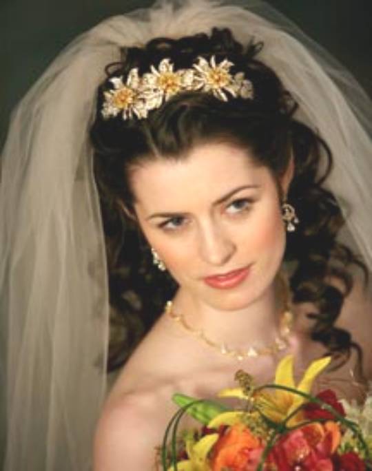 Wedding Hairstyles With Tiara For Long Hair